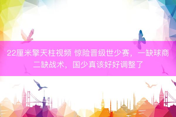 22厘米擎天柱视频 惊险晋级世少赛，一缺球商二缺战术，国少真该好好调整了