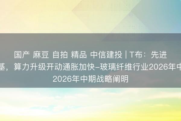 国产 麻豆 自拍 精品 中信建投 | T布:先进封装物理地基,算力升级开动通胀加快-玻璃纤维行业2026年中期战略阐明